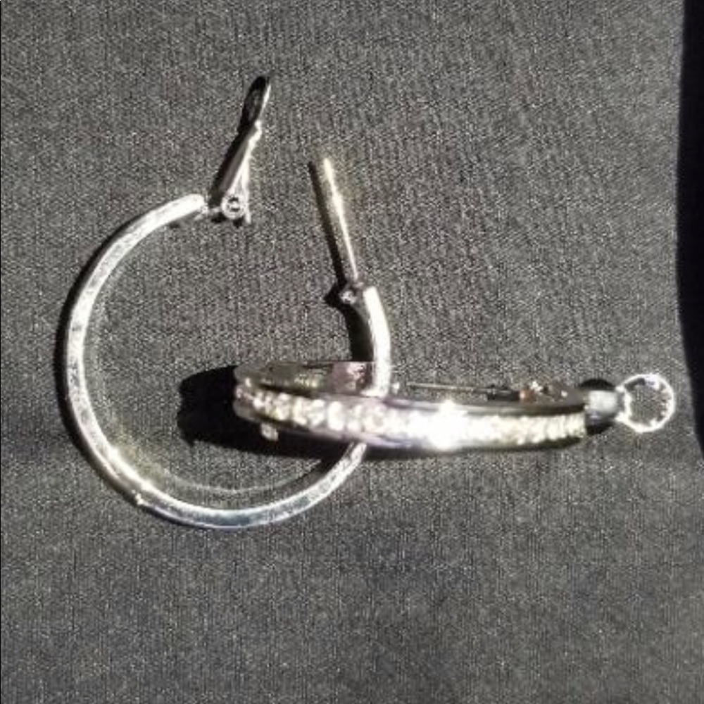 18K Gold filled rhinestone crystal earrings